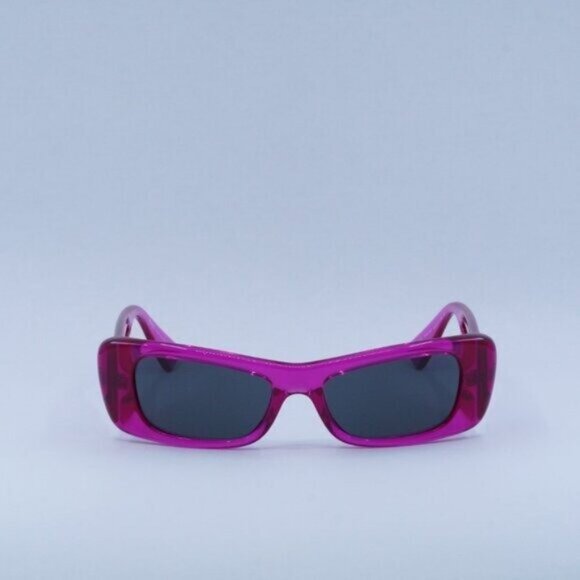 🕶️ New Versace VE4481 543487 Sunglasses - Fucsia Frame, Grey Lenses - Picture 1 of 10